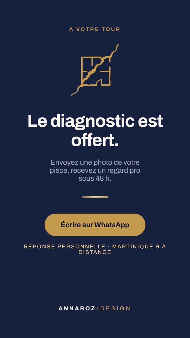 Gabarit story rendez-vous, diagnostic offert
